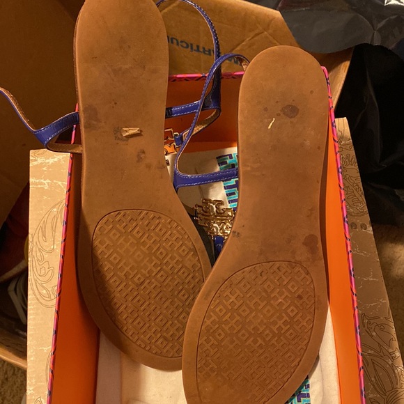 Tory Burch Melinda Flat Thong sz 10 original box and bag included. - Picture 2 of 3